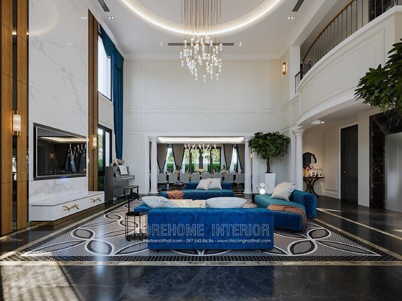 Biệt thự tại Hải Phòng được thiết kế theo phong cách luxury.